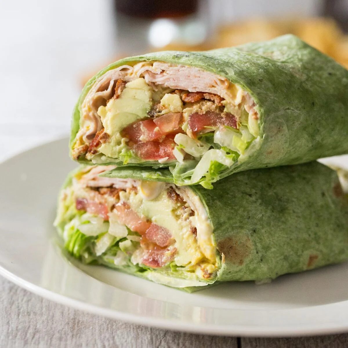 Turkey & Cheese Wrap.