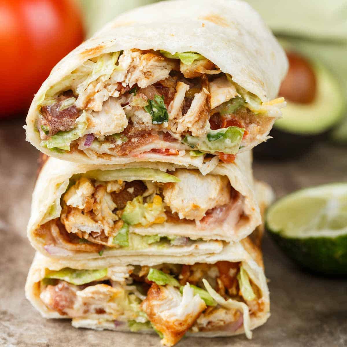 Chicken Breast Wrap.
