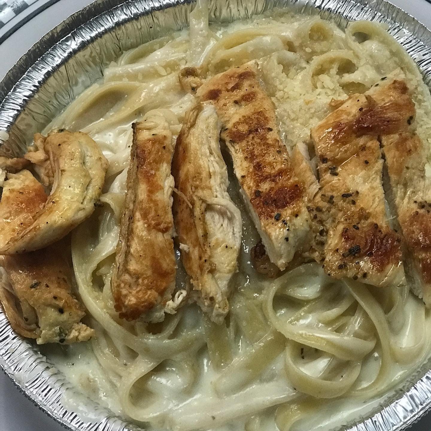 Fettuccine Alfredo.