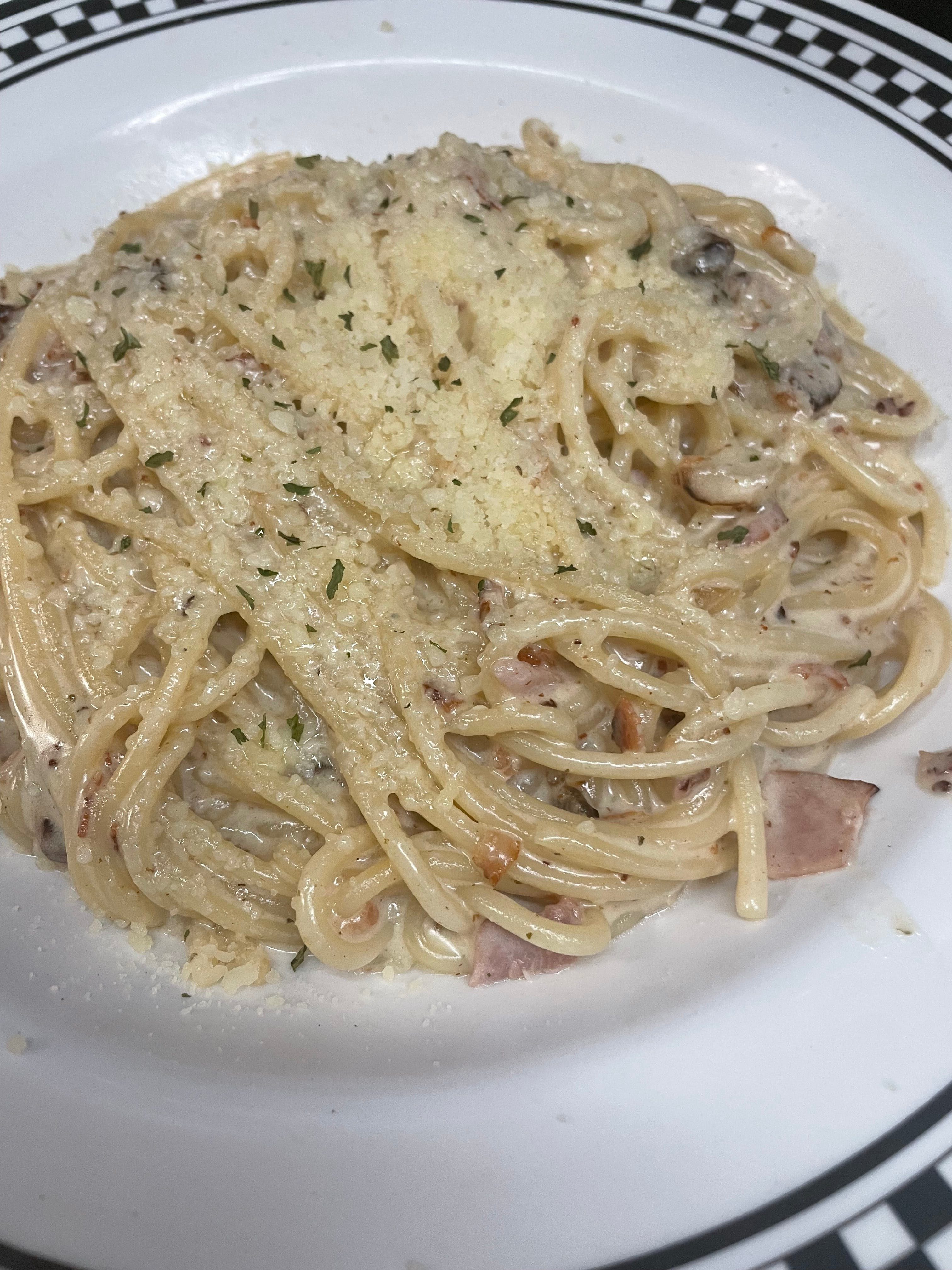 Spaghetti Carbonara.