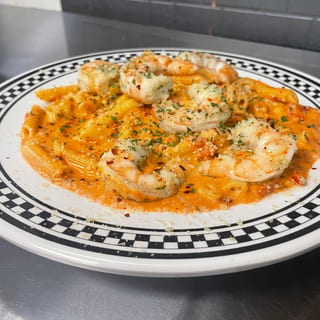 Penne Pink with Shrimp